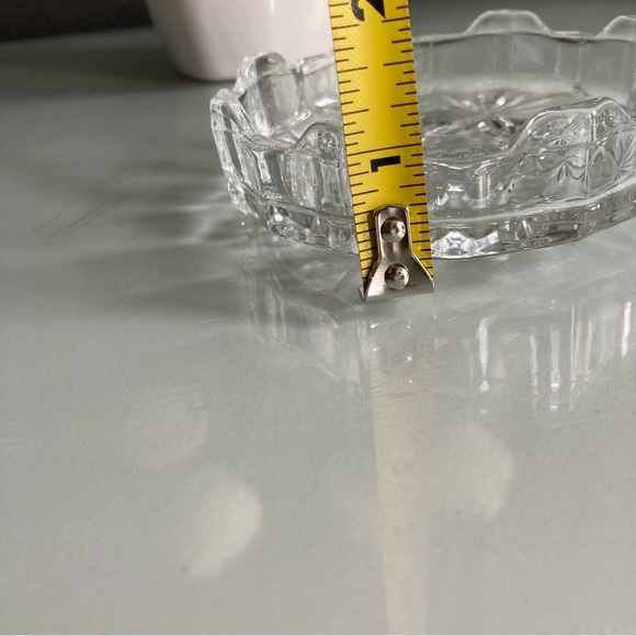 Cut Glass Trinket Dish - Picture 5 of 5